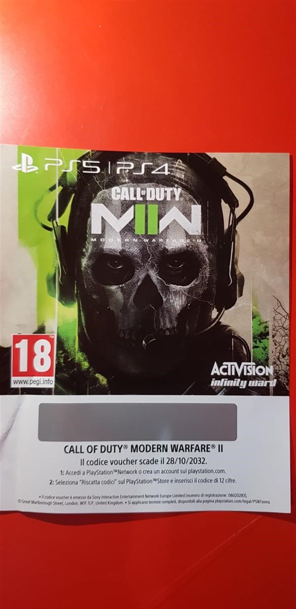 CALL OF DUTY MW2 PS5/PS4
